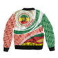 Ethiopia In My Blood Sleeve Zip Bomber Jacket Lion Of Judah In My Heart