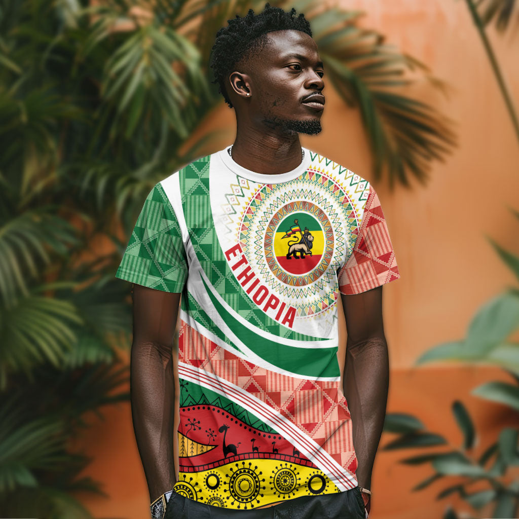 Ethiopia In My Blood T shirt Lion Of Judah In My Heart