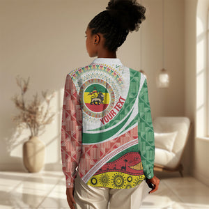 Ethiopia In My Blood Women Casual Shirt Lion Of Judah In My Heart