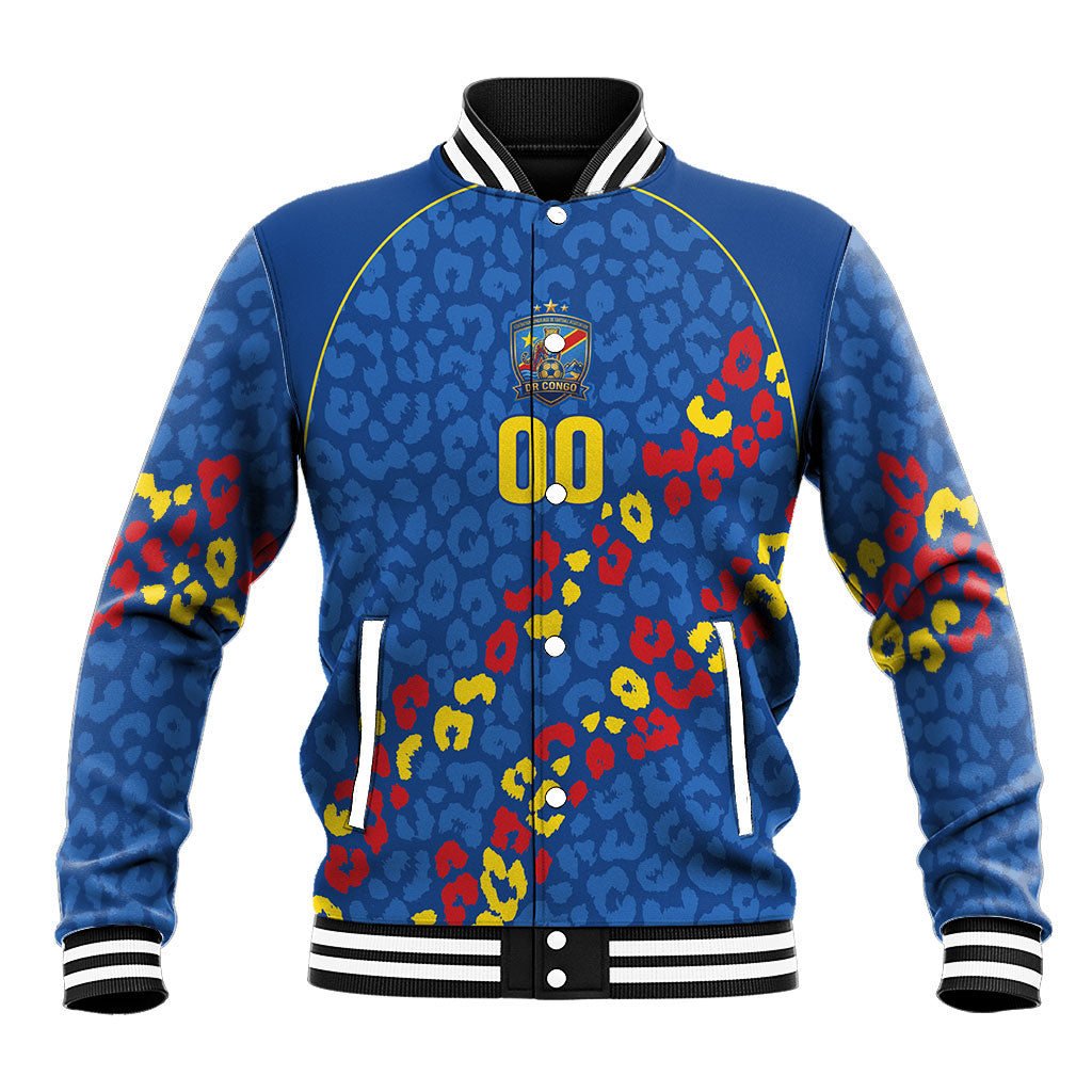 DR Congo Kopo ya Mokili Custom Baseball Jacket Kuba Kingdom Pattern Edition