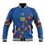 DR Congo Kopo ya Mokili Custom Baseball Jacket Kuba Kingdom Pattern Edition