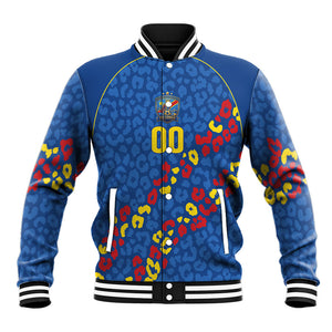 DR Congo Kopo ya Mokili Custom Baseball Jacket Kuba Kingdom Pattern Edition