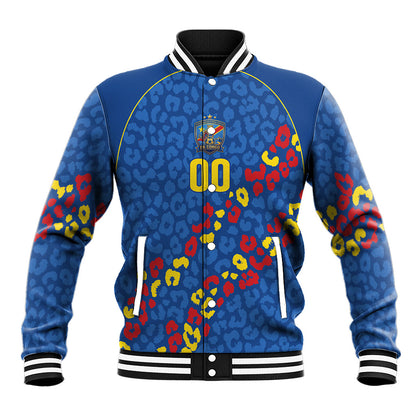 DR Congo Kopo ya Mokili Custom Baseball Jacket Kuba Kingdom Pattern Edition
