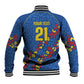 DR Congo Kopo ya Mokili Custom Baseball Jacket Kuba Kingdom Pattern Edition