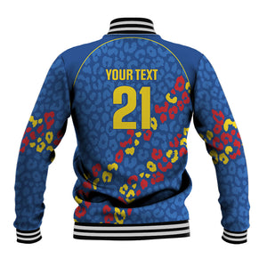 DR Congo Kopo ya Mokili Custom Baseball Jacket Kuba Kingdom Pattern Edition