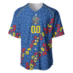 DR Congo Kopo ya Mokili Custom Baseball Jersey Kuba Kingdom Pattern Edition