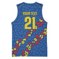 DR Congo Kopo ya Mokili Custom Basketball Jersey Kuba Kingdom Pattern Edition