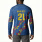 DR Congo Kopo ya Mokili Custom Button Sweatshirt Kuba Kingdom Pattern Edition