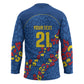 DR Congo Kopo ya Mokili Custom Hockey Jersey Kuba Kingdom Pattern Edition