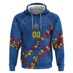 DR Congo Kopo ya Mokili Custom Hoodie Kuba Kingdom Pattern Edition