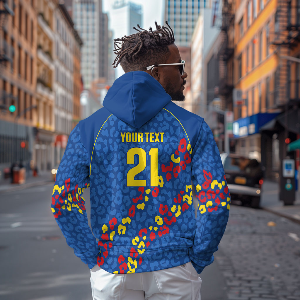 DR Congo Kopo ya Mokili Custom Hoodie Kuba Kingdom Pattern Edition