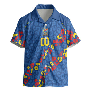 DR Congo Kopo ya Mokili Custom Kid Hawaiian Shirt Kuba Kingdom Pattern Edition
