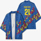 DR Congo Kopo ya Mokili Custom Kimono Kuba Kingdom Pattern Edition