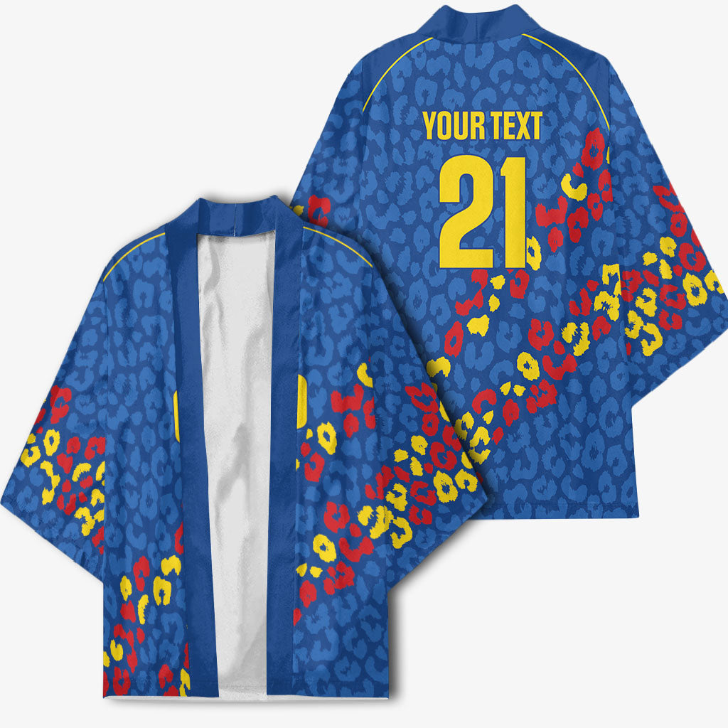 DR Congo Kopo ya Mokili Custom Kimono Kuba Kingdom Pattern Edition