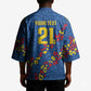 DR Congo Kopo ya Mokili Custom Kimono Kuba Kingdom Pattern Edition