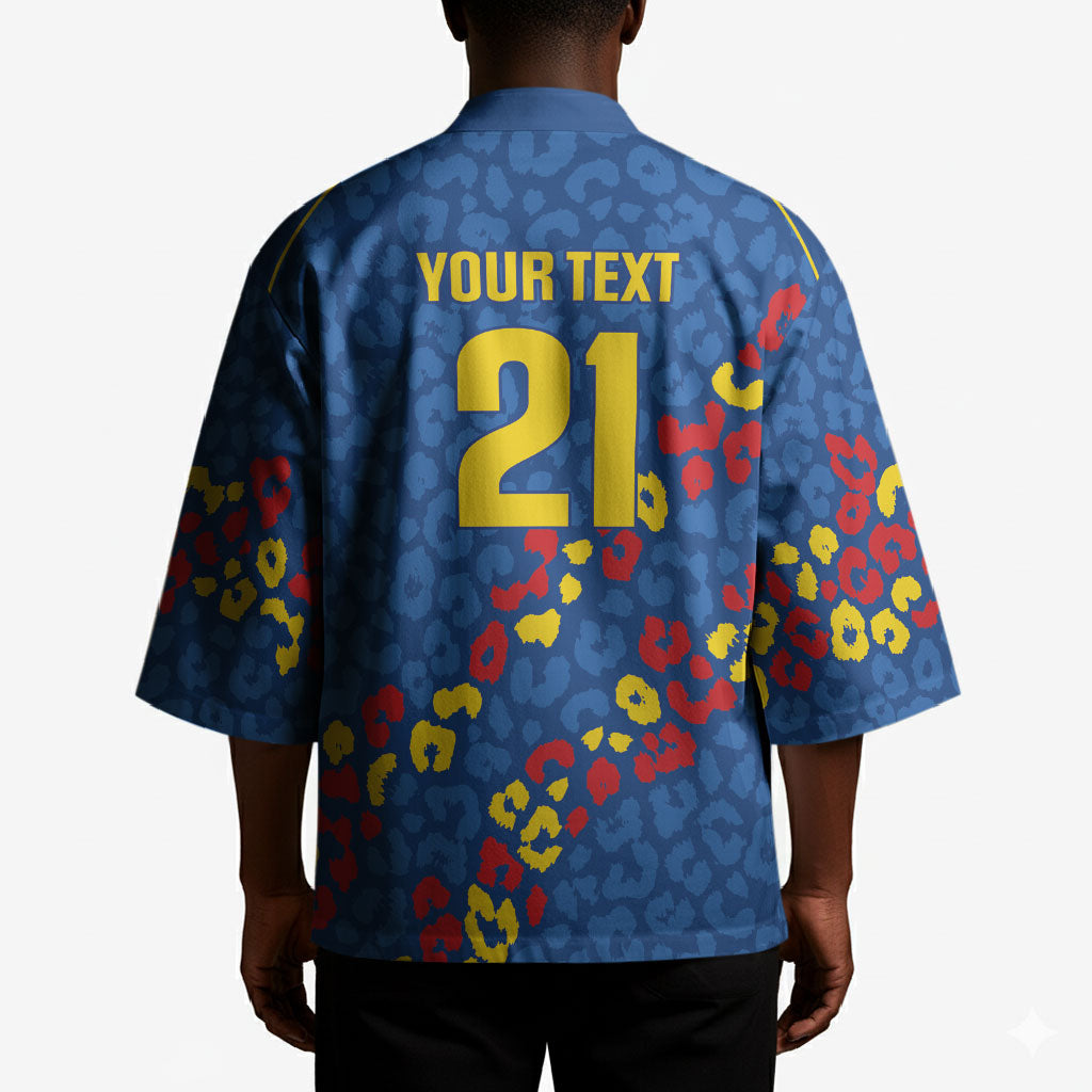 DR Congo Kopo ya Mokili Custom Kimono Kuba Kingdom Pattern Edition