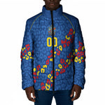 DR Congo Kopo ya Mokili Custom Padded Jacket Kuba Kingdom Pattern Edition