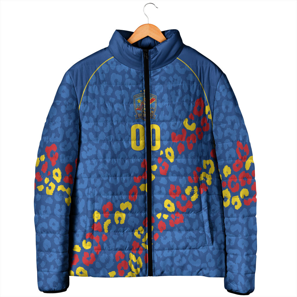 DR Congo Kopo ya Mokili Custom Padded Jacket Kuba Kingdom Pattern Edition