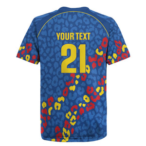 DR Congo Kopo ya Mokili Custom Rugby Jersey Kuba Kingdom Pattern Edition