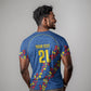 DR Congo Kopo ya Mokili Custom T shirt Kuba Kingdom Pattern Edition