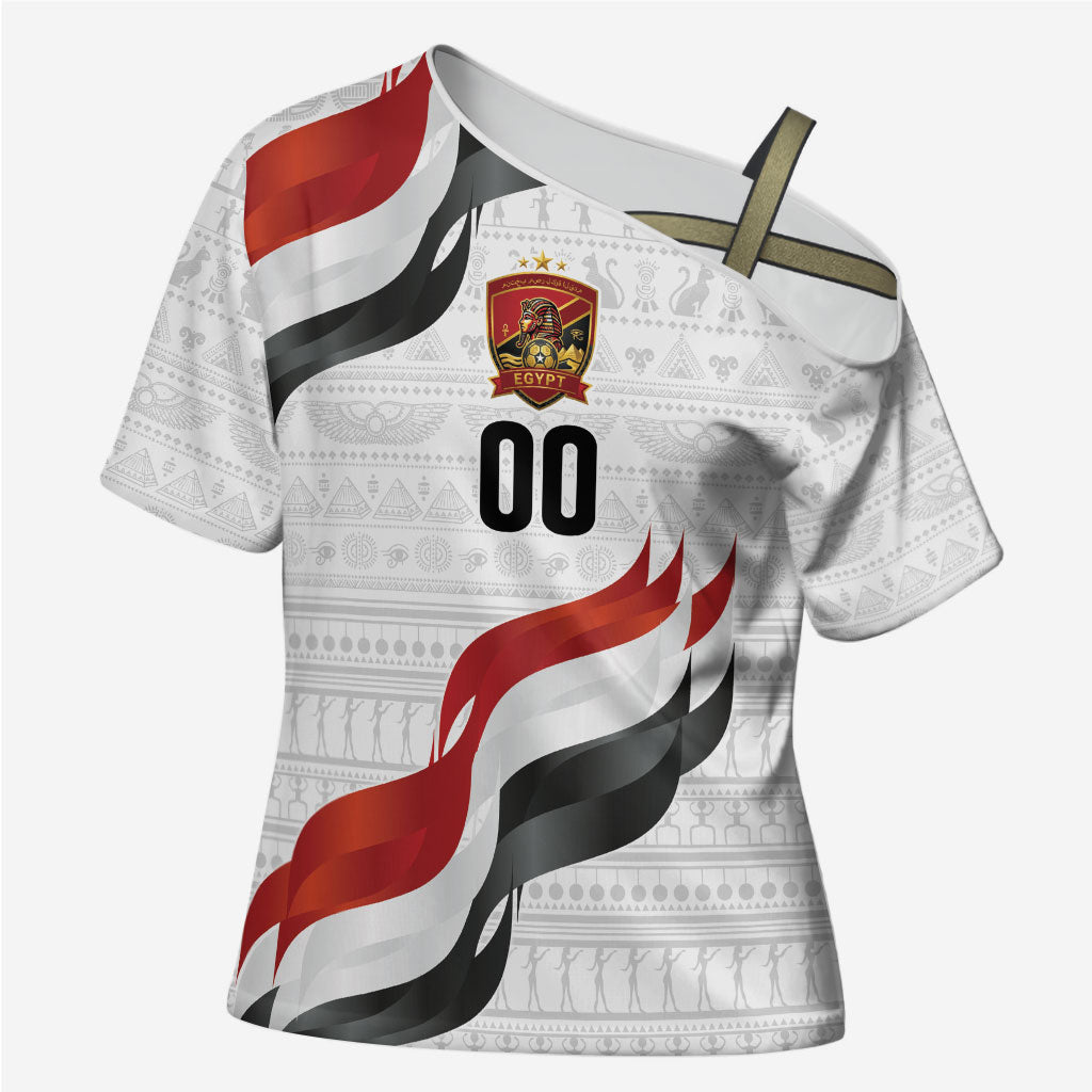 Egypt Custom Cross Shoulder Shirt Pharaoh Legacy Edition