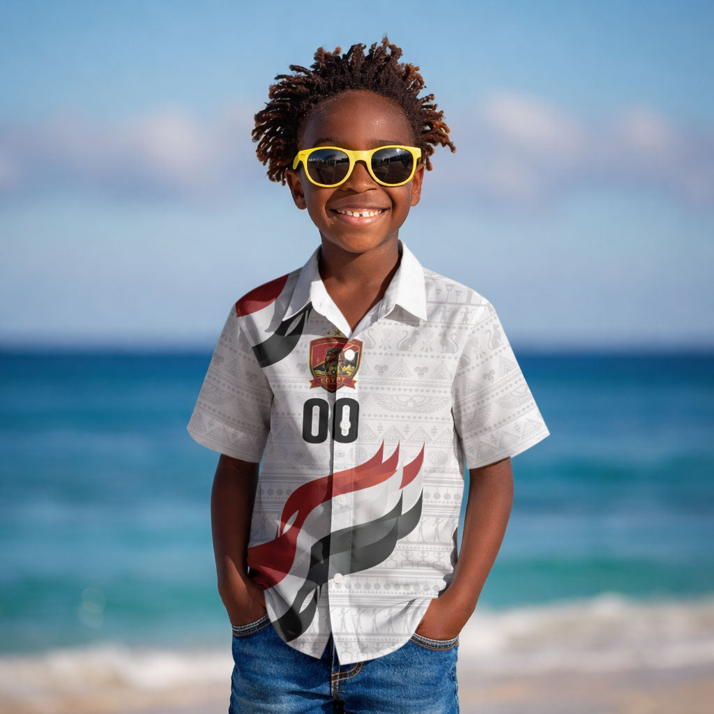 Egypt Custom Kid Hawaiian Shirt Pharaoh Legacy Edition
