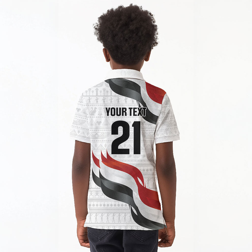 Egypt Custom Kid Polo Shirt Pharaoh Legacy Edition