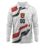 Egypt Custom Long Sleeve Polo Shirt Pharaoh Legacy Edition