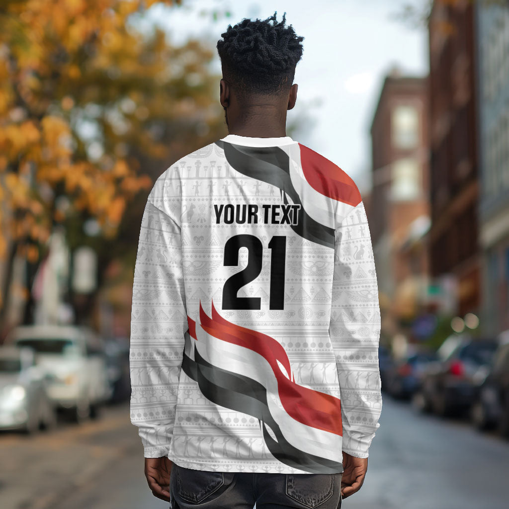 Egypt Custom Long Sleeve Shirt Pharaoh Legacy Edition
