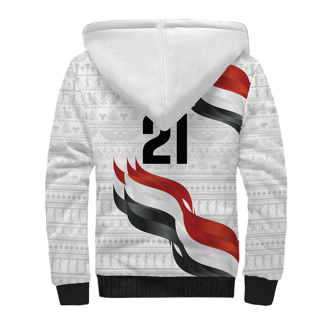 Egypt Custom Sherpa Hoodie Pharaoh Legacy Edition