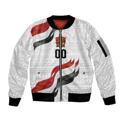 Egypt Custom Sleeve Zip Bomber Jacket Pharaoh Legacy Edition