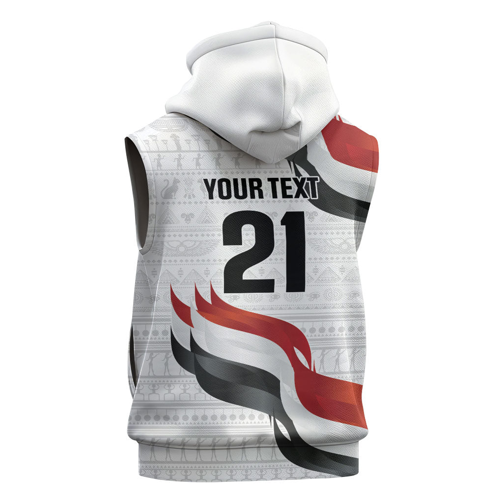 Egypt Custom Sleeveless Hoodie Pharaoh Legacy Edition