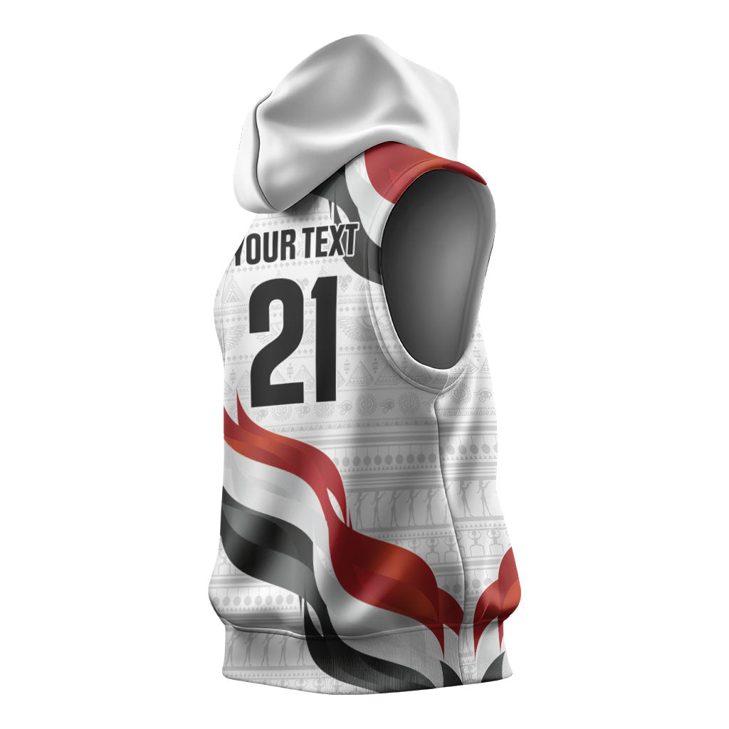 Egypt Custom Sleeveless Hoodie Pharaoh Legacy Edition