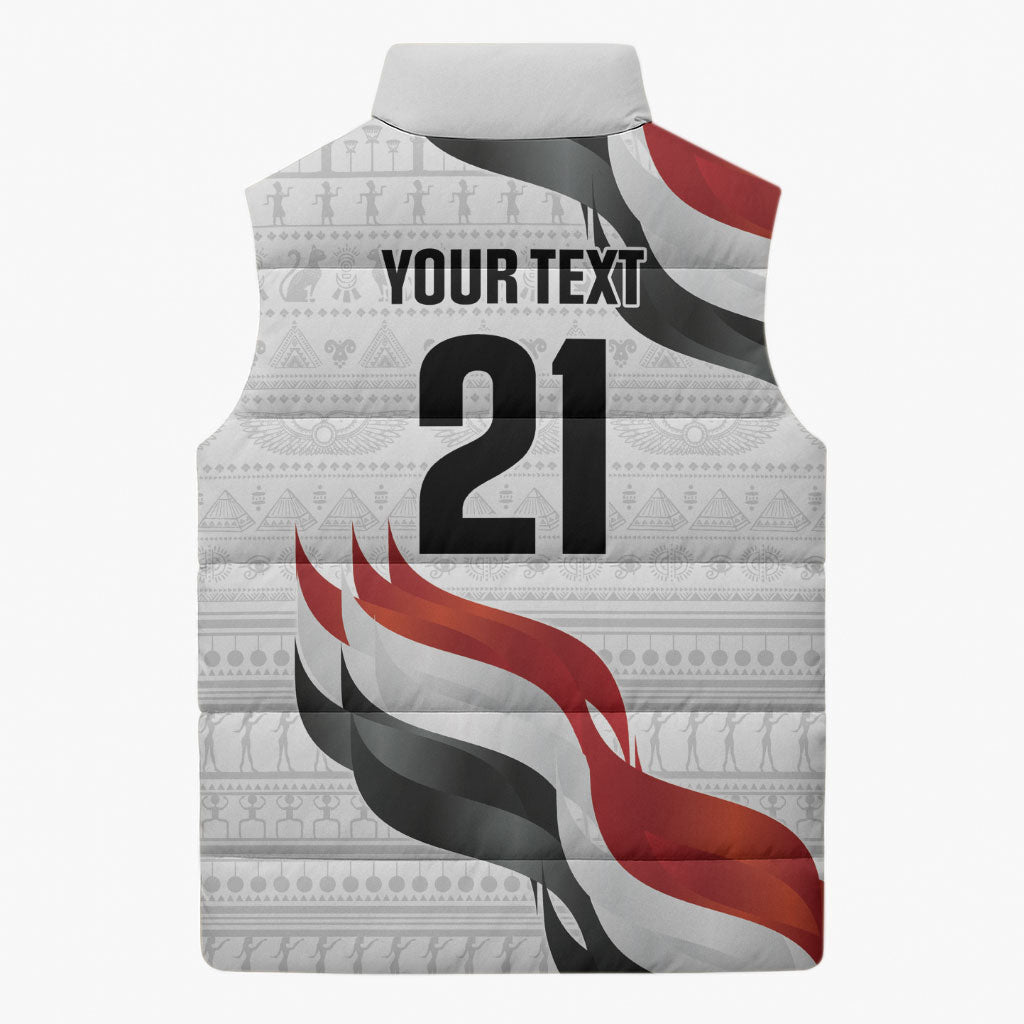 Egypt Custom Sleeveless Puffer Jacket Pharaoh Legacy Edition