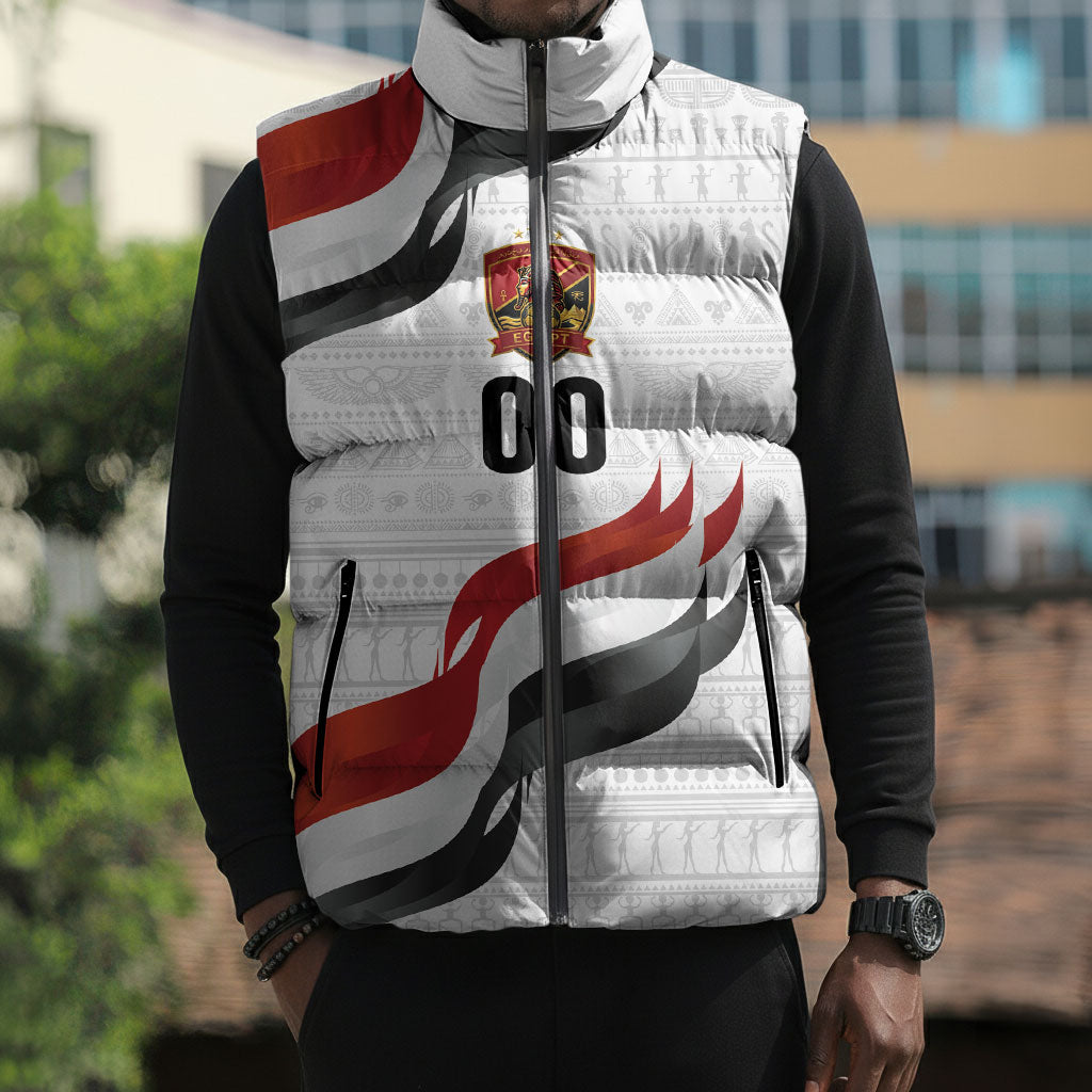 Egypt Custom Sleeveless Puffer Jacket Pharaoh Legacy Edition