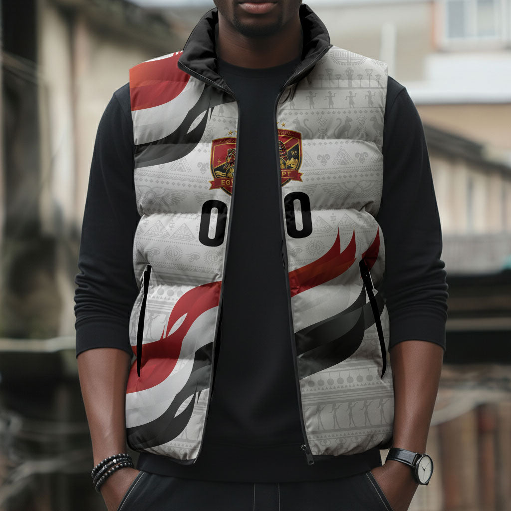 Egypt Custom Sleeveless Puffer Jacket Pharaoh Legacy Edition