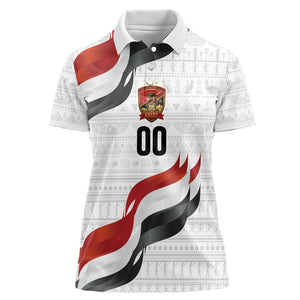 Egypt Custom Women Polo Shirt Pharaoh Legacy Edition