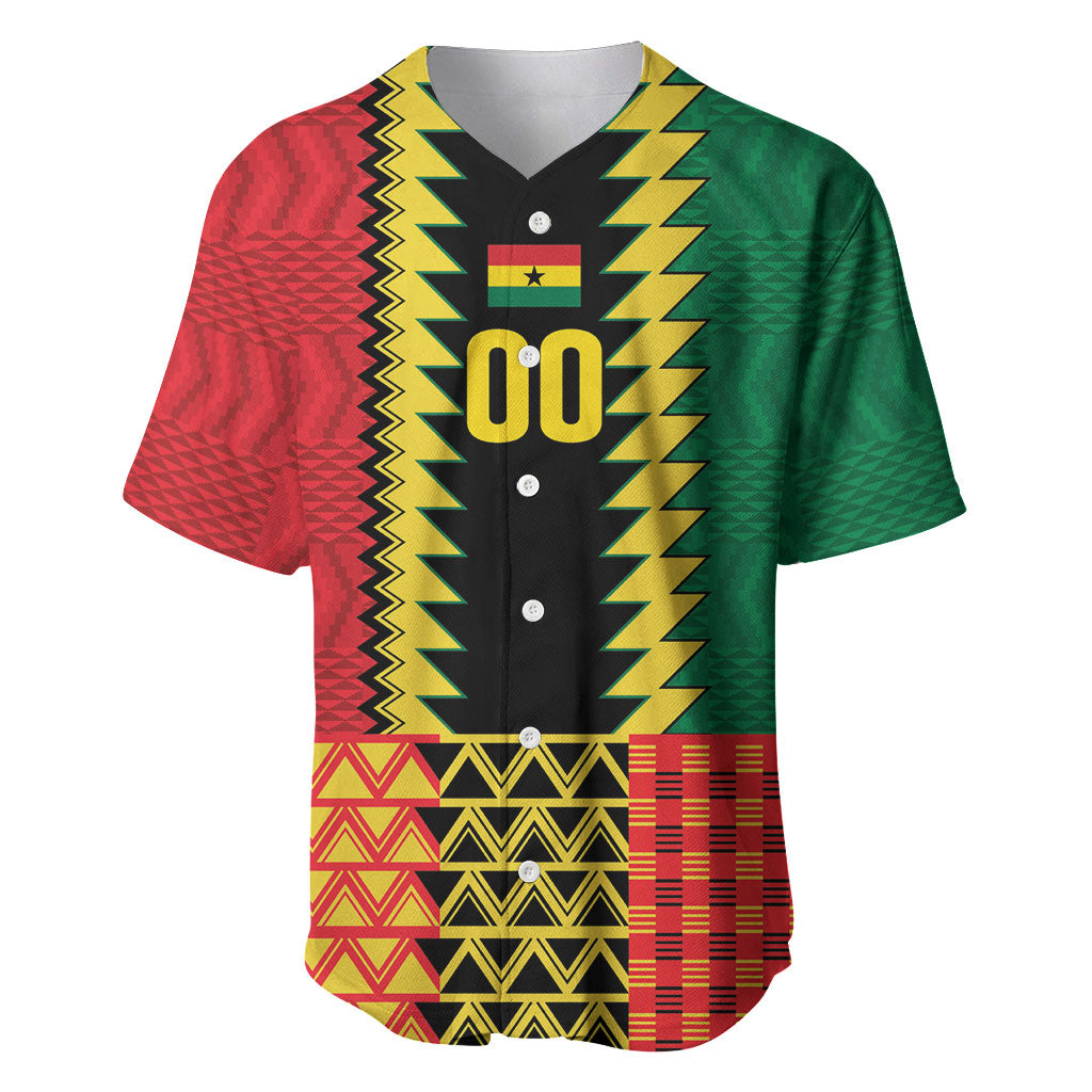 Ghana Wiase Kuruwa Custom Baseball Jersey Kente Pride Edition