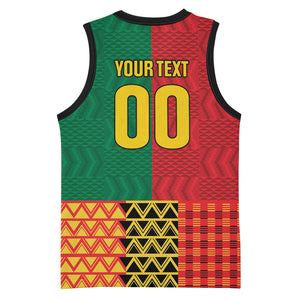 Ghana Wiase Kuruwa Custom Basketball Jersey Kente Pride Edition