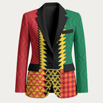 Ghana Wiase Kuruwa Custom Blazer Kente Pride Edition