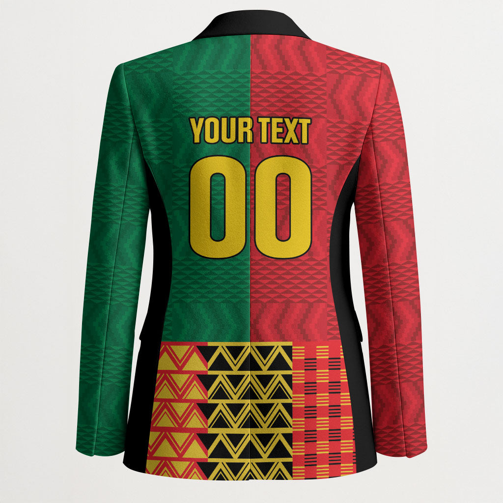 Ghana Wiase Kuruwa Custom Blazer Kente Pride Edition