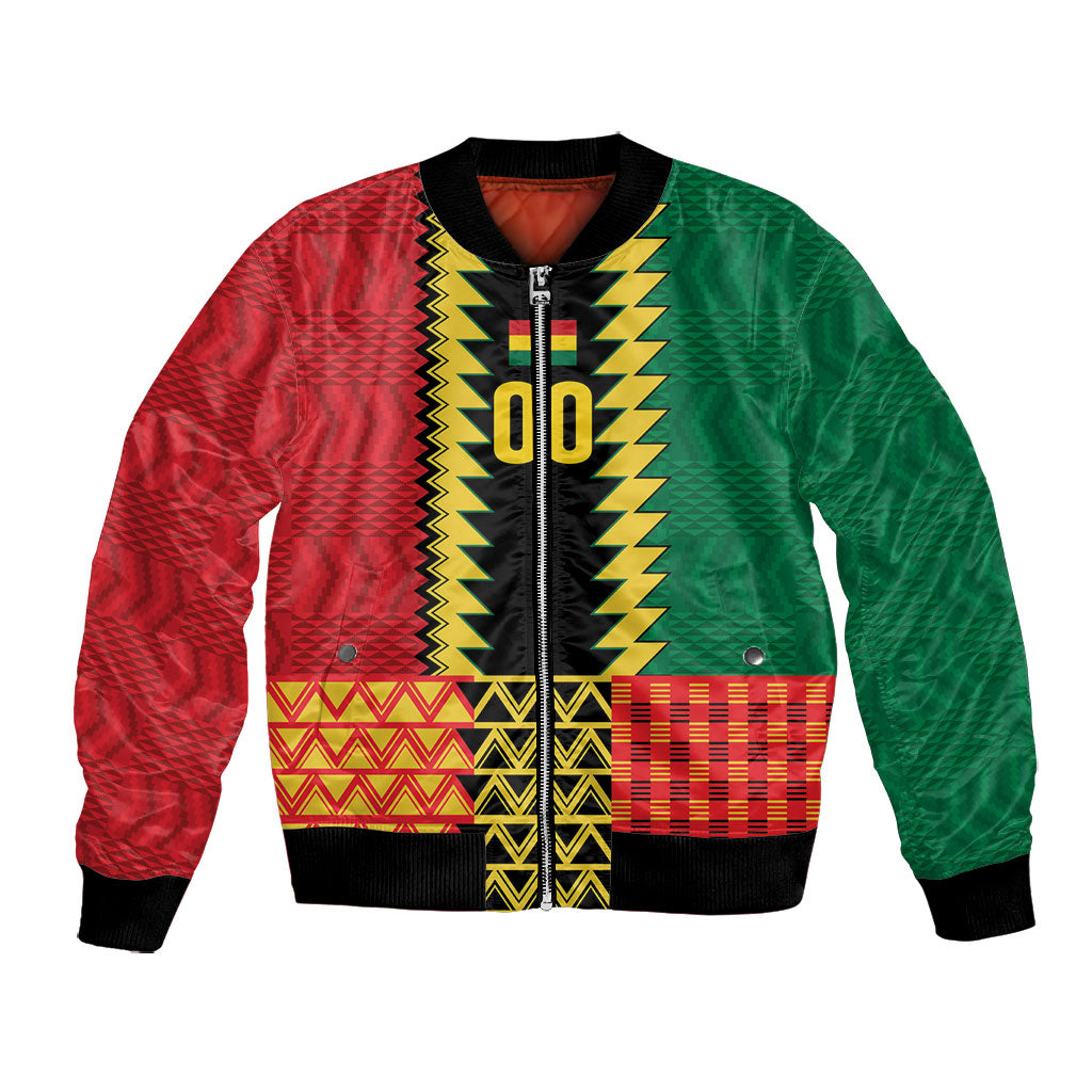 Ghana Wiase Kuruwa Custom Bomber Jacket Kente Pride Edition
