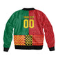 Ghana Wiase Kuruwa Custom Bomber Jacket Kente Pride Edition