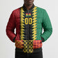 Ghana Wiase Kuruwa Custom Bomber Puffer Jacket Kente Pride Edition