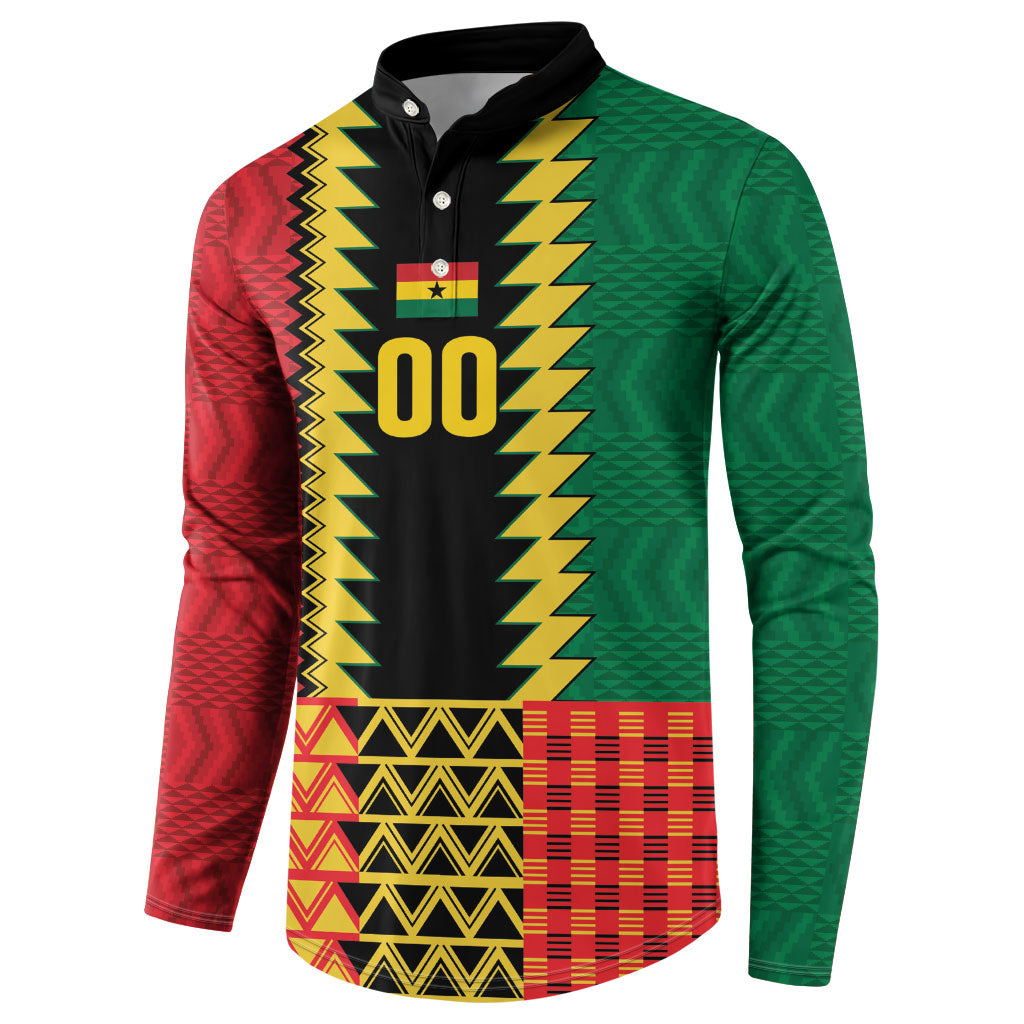 Ghana Wiase Kuruwa Custom Button Sweatshirt Kente Pride Edition