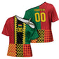Ghana Wiase Kuruwa Custom Cross Shoulder Shirt Kente Pride Edition