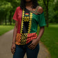 Ghana Wiase Kuruwa Custom Cross Shoulder Shirt Kente Pride Edition