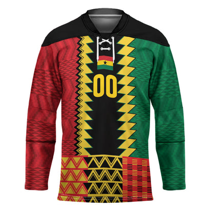 Ghana Wiase Kuruwa Custom Hockey Jersey Kente Pride Edition