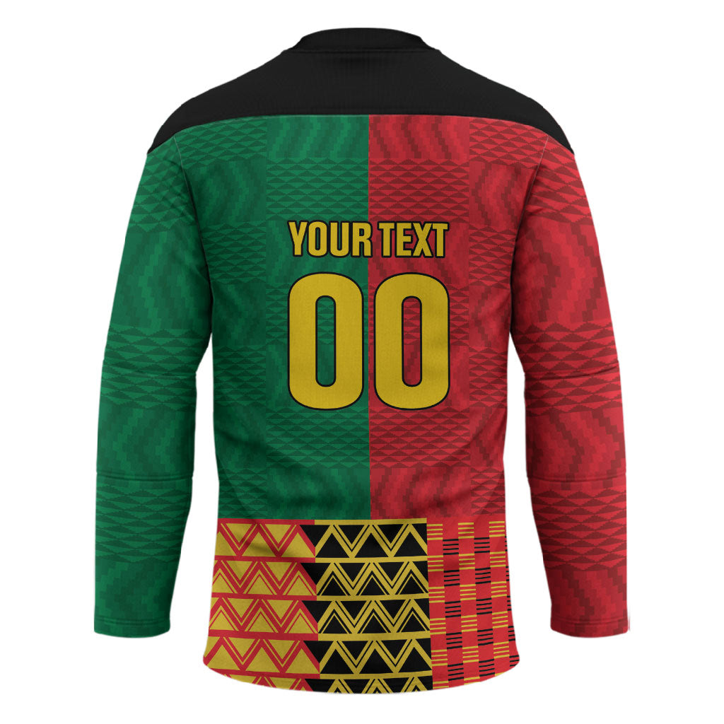 Ghana Wiase Kuruwa Custom Hockey Jersey Kente Pride Edition