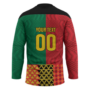 Ghana Wiase Kuruwa Custom Hockey Jersey Kente Pride Edition
